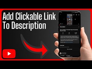 How to Add a Clickable Link in a YouTube Description (Step By Step)