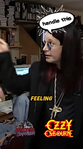 Good intention, need a better preparation though 🤣 even Conan fails #classicrock #ozzyosbourne #ozzy