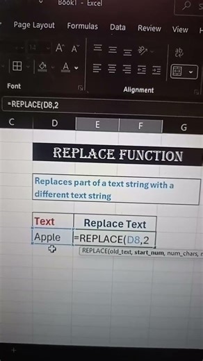 Excel ma text ko replace taxt kassa kar aab sika 1 minets ma #tranding #excel #aicomputer 🔝✅❤️💫