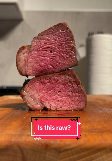 Is This Steak Raw or Perfectly Cooked?