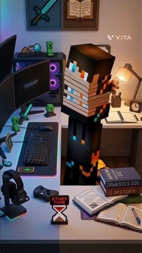 Rohan ki Mehnat | Minecraft + Study Motivation Story 🏆