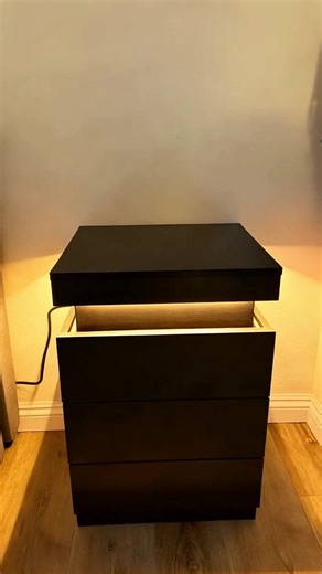 Smart Home LED Nightstand for Modern Bedrooms