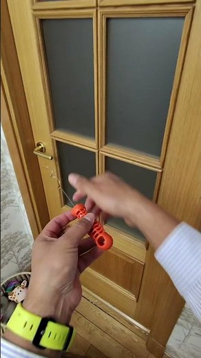 How to open a locked door without keys when you're outside