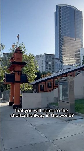If you’re visiting Los Angeles you must check out Angels Flight! The shortest railway in the world