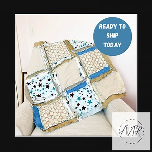 🚨👶Get ready to swoon over these one-of-a-kind baby quilts! 🤩 Perfect for a starry nursery, these tan and blue patchwork quilts are quick to ship and perfect for your little prince. 👑 Snag one now for just $99.00! 😍 #BabyQuilts #NurseryDecor #BoysQuilts #PatchworkQuilts #TanAndBlue #QuickShip #StarTheme #UniqueGifts #HandmadeWithLove #LimitedAvailability Shop Now https://www.etsy.com/listing/1726208944/baby-quilts-for-sale-star-nursery-decor | A Vision to Remember