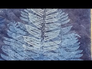 Creating Depth Using Akua Inks on a Gel Plate