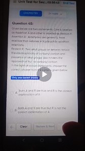 Unit Test for Sec...02:50:43find TostCHEMISTRY2   moreQues... | Filo