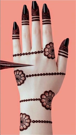 Beautiful Trick Mehndi Design | Mehndi Designs #shorts #ytshorts #trrndingshorts