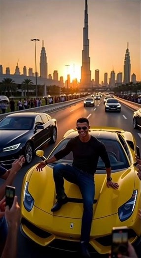 Golden Hour Glory: CR7 Rocks Dubai
