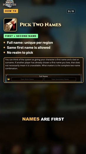 How to reserve your name in WoW Forever (Oct 27 - Nov 3)