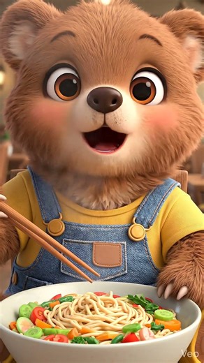 18 Alien Tries Spicy Noodles! 🌶️👽#duck#vendingmachine#kidsanimation#funnyanimation