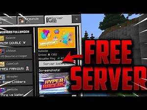 HOW TO CREATE A FREE SERVER in MCPE! - Minecraft Bedrock Edition Tutorial