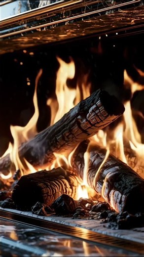 🔥 Luxury Black Gold Marble Fireplace 4K Cozy Fire Sounds & Relaxing Ambience #fireplace #relax