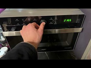 How to set clock (time) Whirlpool MWSC 9133 SB Supreme Chef combination microwave grill + steam DIY