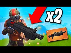 DOUBLE HEAVY SHOTGUN GAMEPLAY! *THE NEW DOUBLE PUMP!* | Fortnite Battle Royale