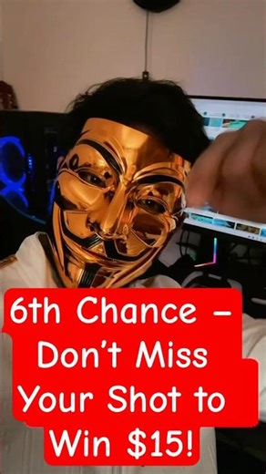 6th Chance – Don’t Miss Your Shot to Win $15! #philippines #shorts