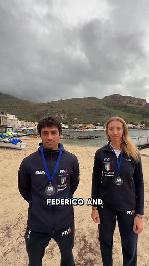 @federico.granara.77 and @caterinasedmak 🇮🇹 take their first big title as a brand new Nacra 17 team! 🙌🏻 Junior European Champions 2025👏 | Nacra 17 Sailing
