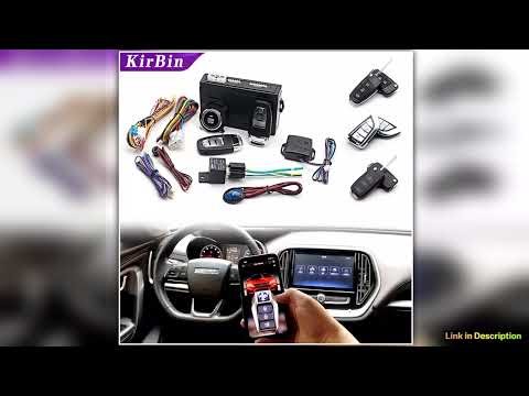 Universal Car Alarm Keyless Entry System Smart APP Start Stop System for Cars Auto Ignition Button