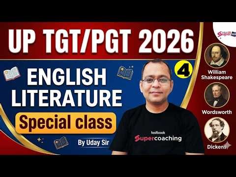 UP TGT PGT 2026 | UP TGT PGT English Classes 2026 | Complete UP TGT PGT English Revision By Uday