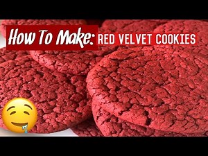 Super simple Red Velvet Cookies Recipe!
