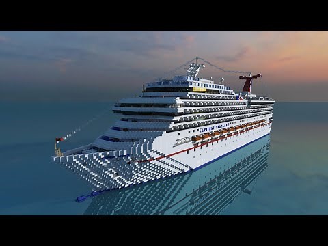 Minecraft Cruise Ship- Carnival Conquest [Full Interior][+Download]