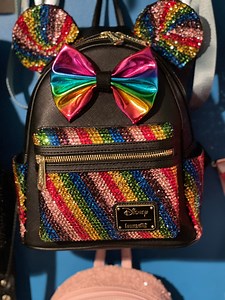 Rainbow Crystal Rhinestone Backpack Loungefly - Etsy