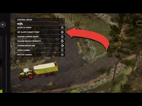 Farming Simulator 25 using the sculpting tool and updateing the farm