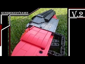Working lego Dual Barrel Sawed-off shotgun v.2 [Instruction Gun]