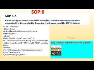 HSC Board 12th Std IT Chapter1 Tutorial SOP 5,6 & 7