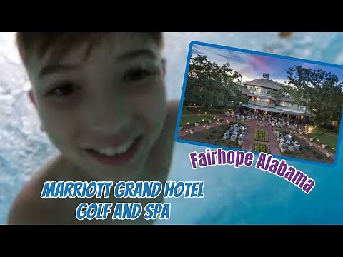 Exploring the Marriott Grand Hotel Golf Resort & Spa, Fairhope Alabama - POOL and GROUNDS REVIEW