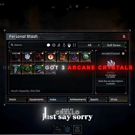 FORGING 1 in a 100,000 ARCANE CRYSTAL Katana 🤯