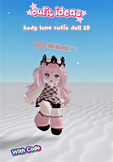 Explore Luna Cutie Doll Outfits in Roblox