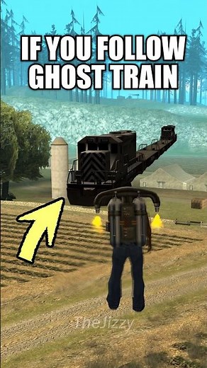 What Happens If You Follow GHOST TRAIN in GTA San Andreas? 😨 #gta #gtasanandreas #secrets
