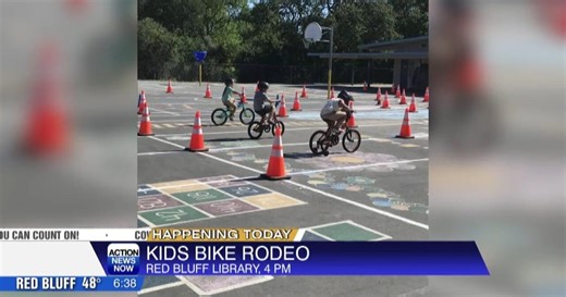 Red Bluff bike rodeo today offers free helmets, obstacle course