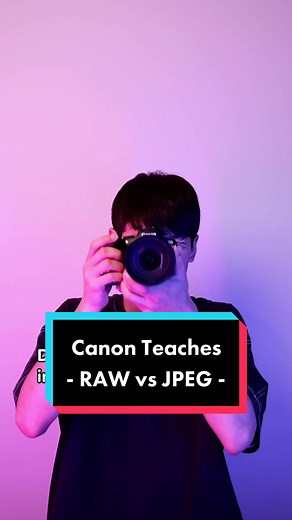 What’s the difference between RAW and JPEG 🤓 #canon #canonsg #raw #jpeg #canonteaches #photography101 #EOSR10 #LearnOnTikTok #learningisfun