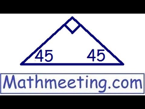 45-45-90 Triangles