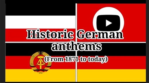 历史上所有德国的所有国歌。德国国歌 全版本 歌词 翻译。本视频仅出于教育与史料存档目的上传。Historic German Anthems