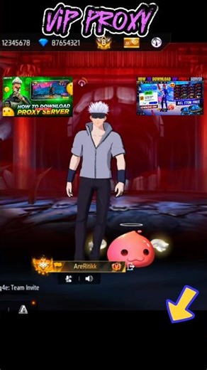 proxy server kaise download karen || 2026 vip proxy server free fire || Ritik FF #freefire #shorts
