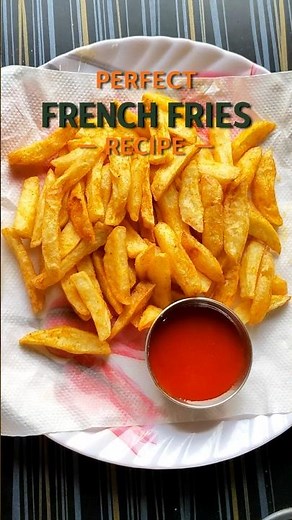 Perfect French Fries Recipe | Crispy Outside Soft Inside 🍟