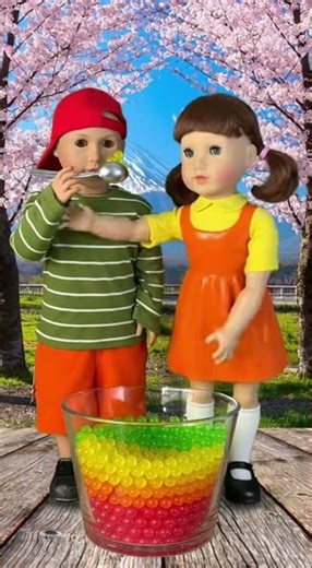 Squid Game AI Korean Snack Popping Candy ASMR Ultimate Crunch Challenge