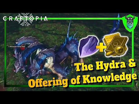Craftopia : How to find the Hydra and Offering of Knowledge!