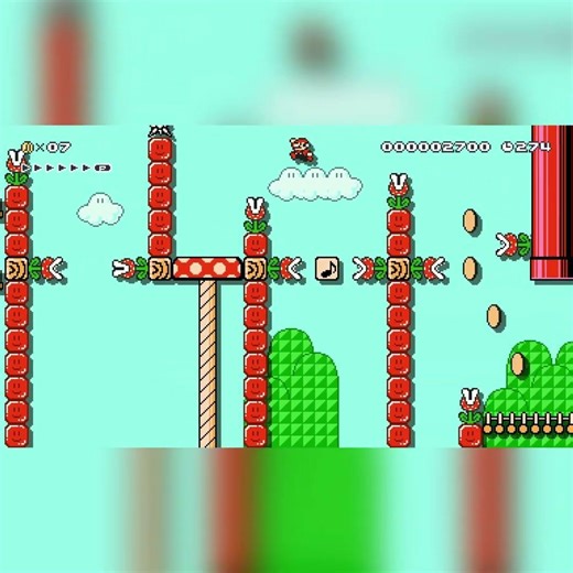 ◇◆ Spring Flower Pass ◆◇ by MISAKA №3♭ #shorts 🍄Super Mario Maker 2 Switch 2 No Commentary #dwh