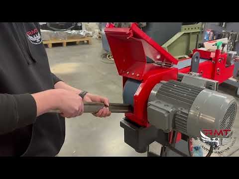 Tube Notcher, Belt Sander Demo | RMT TN-FAB-4 Tube Notcher, Belt Sander All-In-One Machine