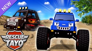 Bad Car came up with a plan to outsmart the rescue team! He took the raccoons and headed deep into the forest... Wait! What happened? #RescueTeam #StoriesforKids #tayothelittlebus | Tayo the Little Bus