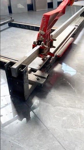 Precision Scoring with a Manual Tile Cutter #satisfying ‪@MNSmartTech‬