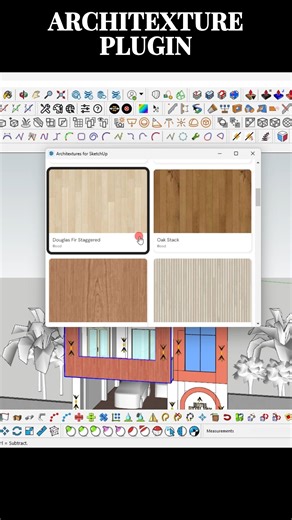 SKETCHUP QUICK TIPS / FREE PLUGIN FOR MATERIAL PLUGIN NAME ARCHITEXTURE PLUGIN #sketchup3d #sketchupmodel #sketchuptutorials #architecture #sketchupvray #sketchuptips #3d #3drender #sketchup2024 #sketchup | Vray sketchup guru