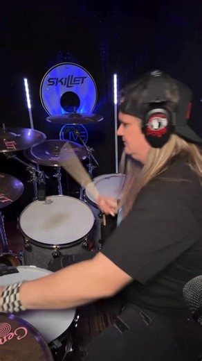 “The Mountain” by Three Days Grace. I play drums LIVE on TikTok every week. Come over and visit! @loripetersmusic #tiktoklivehighlights | Lori Peters Music