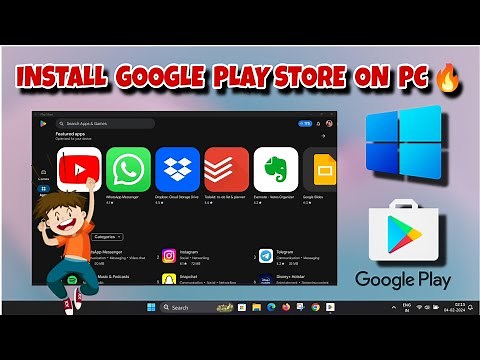 Easily Install Google Play Store in Windows 11 PC/Laptop | Run Android Apps & Games [2025]