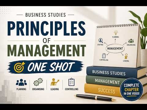 Principles of Management Class 12 | Chapter 2 | One Shot | BST