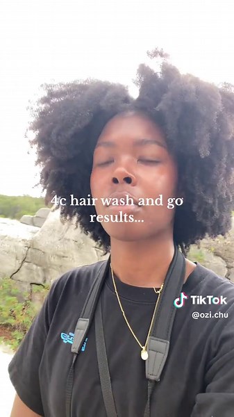 4C Hair Wash and Go Results